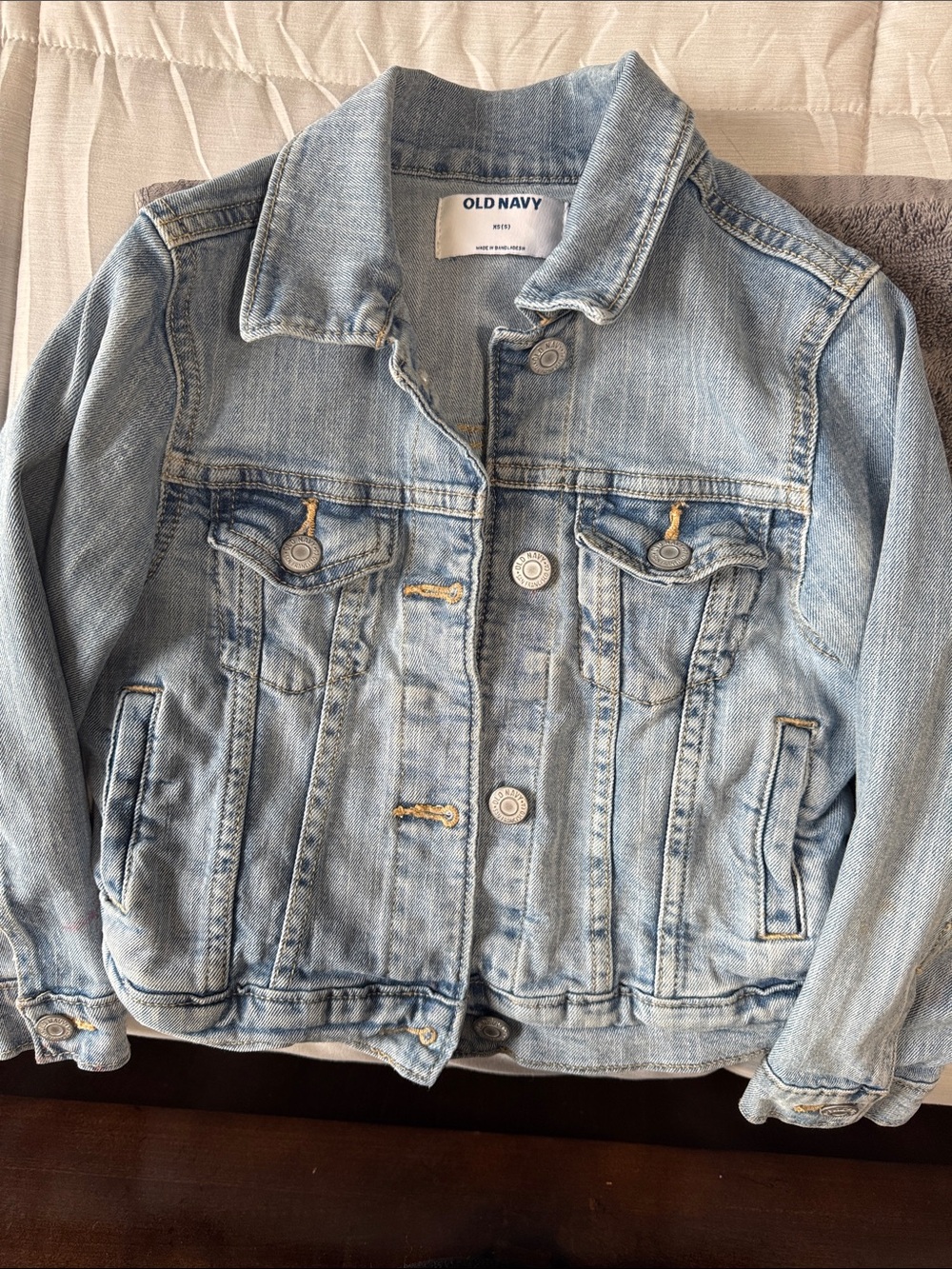 Old Navy Light Wash Denim Jacket Blue